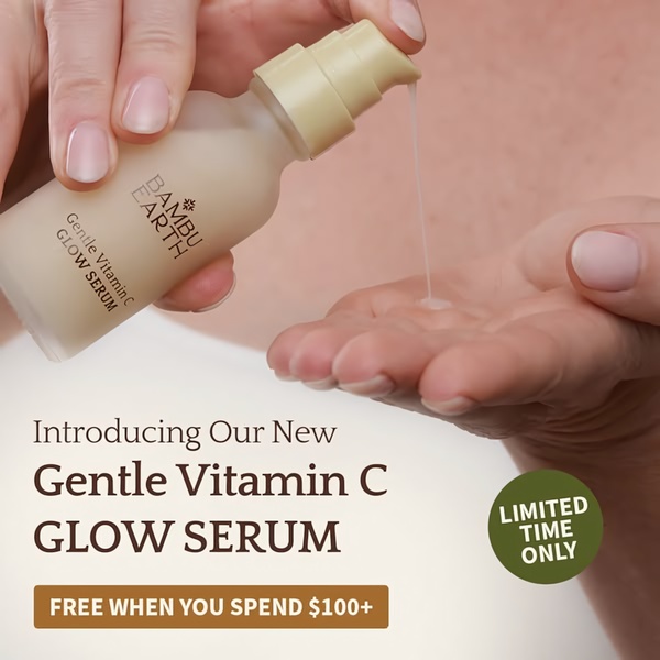 This static 1:1 ad creative uses a close-up product demonstration to drive a limited-time offer for a skincare serum.